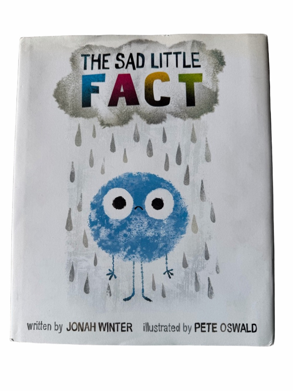 The Sad Little Fact - Jonah Winter (Blue Illustration)